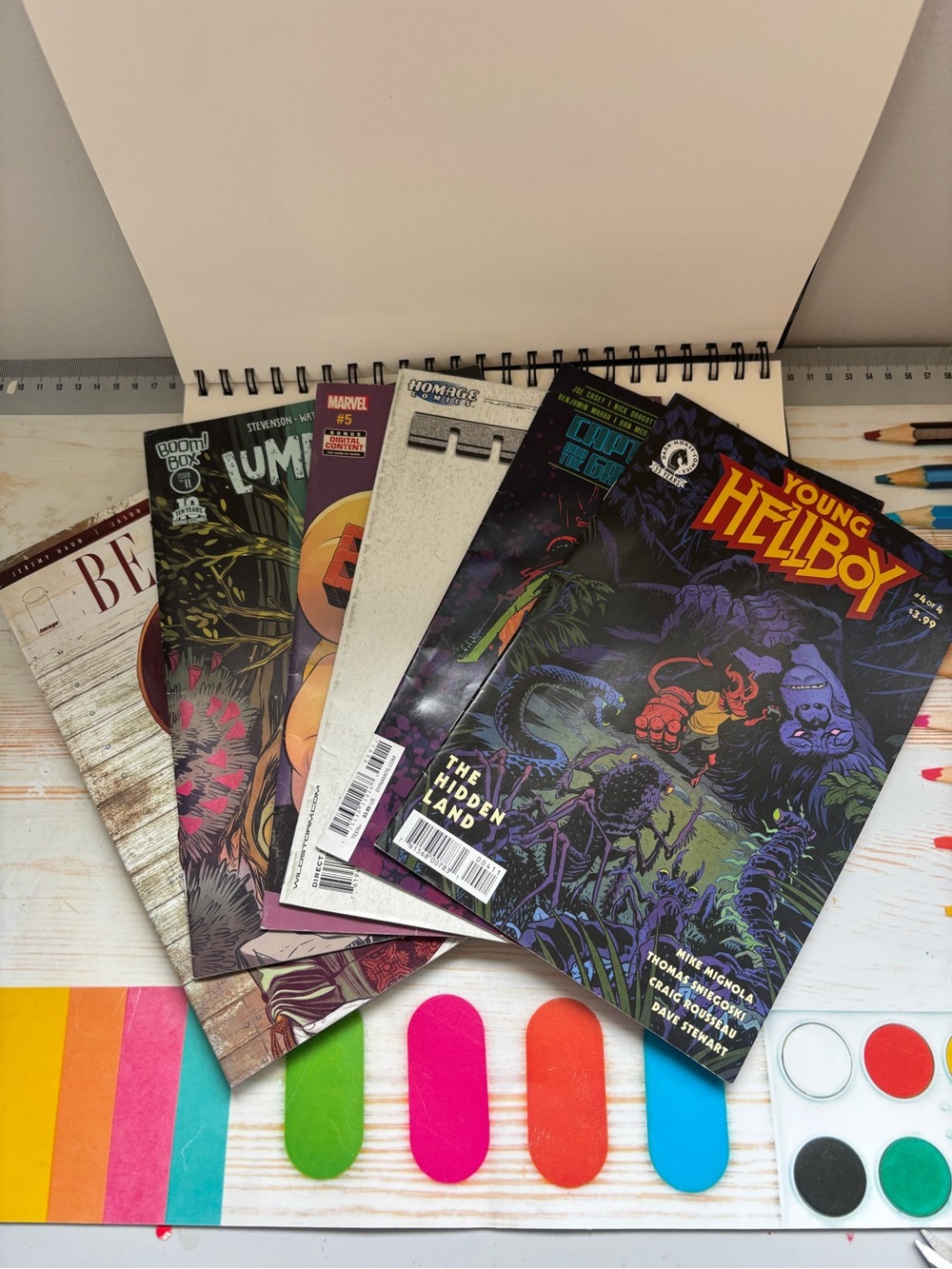 Lot of six comics